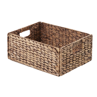 Brown Water Hyacinth Baskets for Storage