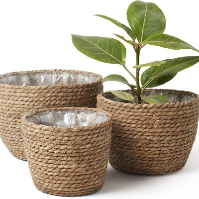 Seagrass Planter Basket Flower Pots Cover