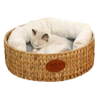 Water Hyacinth Cat Beds for Indoor Cats