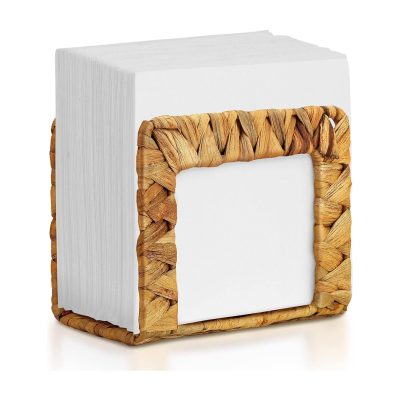 Water Hyacinth Napkin Holder Freestanding Farmhouse Napkin Holder