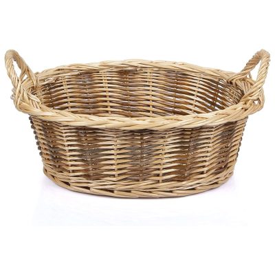 Handmade Rattan Basket Present Hamper with Handle