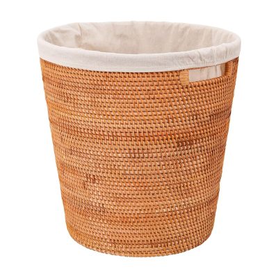 Rattan Laundry Basket With Handles and Liner Bag